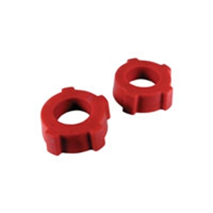 Picture of Urethane rear torsion bar grommets with knobby outers.