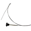 Picture of Beetle Bonnet release cable with black handle >1967