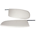 Picture of Beetle pair of Sunvisors in white. 1959 to 1964