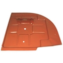 Picture of Splitscreen Battery tray Right T2 1950 to 1967. Red heavy duty