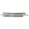 Picture of Beetle trim set 7 piece Wide 10/52 to 7/66. Stainless steel