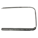 Picture of Beetle window trim frame Left. 1952 to 1964. Chrome scraper outer.
