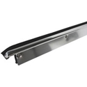 Picture of Front Left hand side outer window scraper with chrome trim.T1