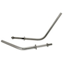 Picture of Mirror arms, stainless steel, pair. Std