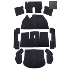 Picture of Beetle carpet set 1964 to 1968 charcoal RHD