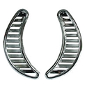 Picture of Beetle half moon vents. Chrome pair