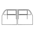 Picture of Beetle Door seal set pair, Left and Right. 10/52 to 7/64