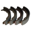 Picture of T2 front brake shoe set of 4. 55mm wide. 1962 to 1970