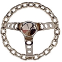 Picture of Steering Wheel chain grip 10" chrome 3 "1/2" Dish