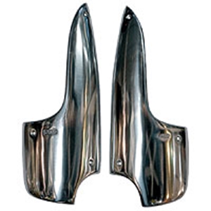 Picture of Beetle Robri style stone guards, Rear, pair. Cast flat 4 logo