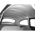 Picture of Beetle headliner White perforated Vinyl only. T1 68 to 7/71