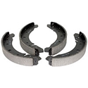 Picture of Beetle Brake shoe set, rear, 58 to 11/67 30mm