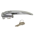 Picture of Splitscreen Cab Door handle 1961 to 1964 chrome Locking with Key