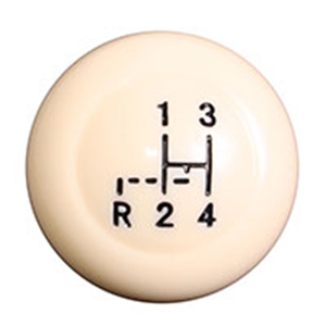 Picture of Beetle Gear Knob, stock with shift pattern, 12mm 1968>