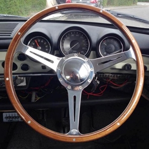 Picture of Beetle , Ghia and Type 3 Steering wheel complete with boss, horn.