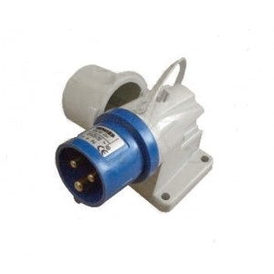 Picture of Mains Angled Inlet Surface Mounted Hook Up Adaptor (240v/16a)
