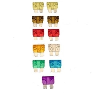 Picture of Blade Type Fuse Pack (1 Each of 3A & 5A & 15A & 25A & 30A Plus 2 Each of 7.5A & 10A & 20A)