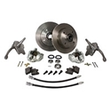 Picture of Standard disc brake conversion kit with stock 68->disc brake spindles T1.