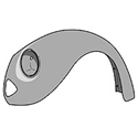 Picture of Front Wing - VW Beetle 1303 75-79 Galvanised 