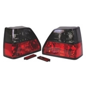 Picture of Golf Rear Light Set, Crystal Red/Smoked, GTI 16V Style 