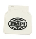 Picture of EMPI MudFlap Set White with Black Logo