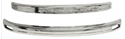 Picture of Europa Style Bumper Set in Stainless Steel > Beetle 1975-1979