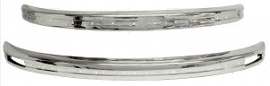 Picture of Europa Style Bumper Set in Stainless Steel > Beetle 1975-1979