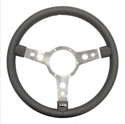 Picture of Mountney Black Leather Rim Steering Wheel 15'' Semi-Dished