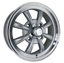 Picture of SSP GT 8 Spoke Alloy Wheel Silver Polished 5.5Jx15'' with 4x130 Stud Pattern ET30