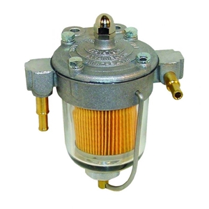 Picture of Fuel Filter with 67mm Glass Bowl and 6/8mm Unions