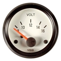 Picture of VDO Voltmeter, 52mm, White Cockpit 
