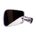 Picture of Wing Mirror Chrome Arm Stainless Steel Head and White Trim Left